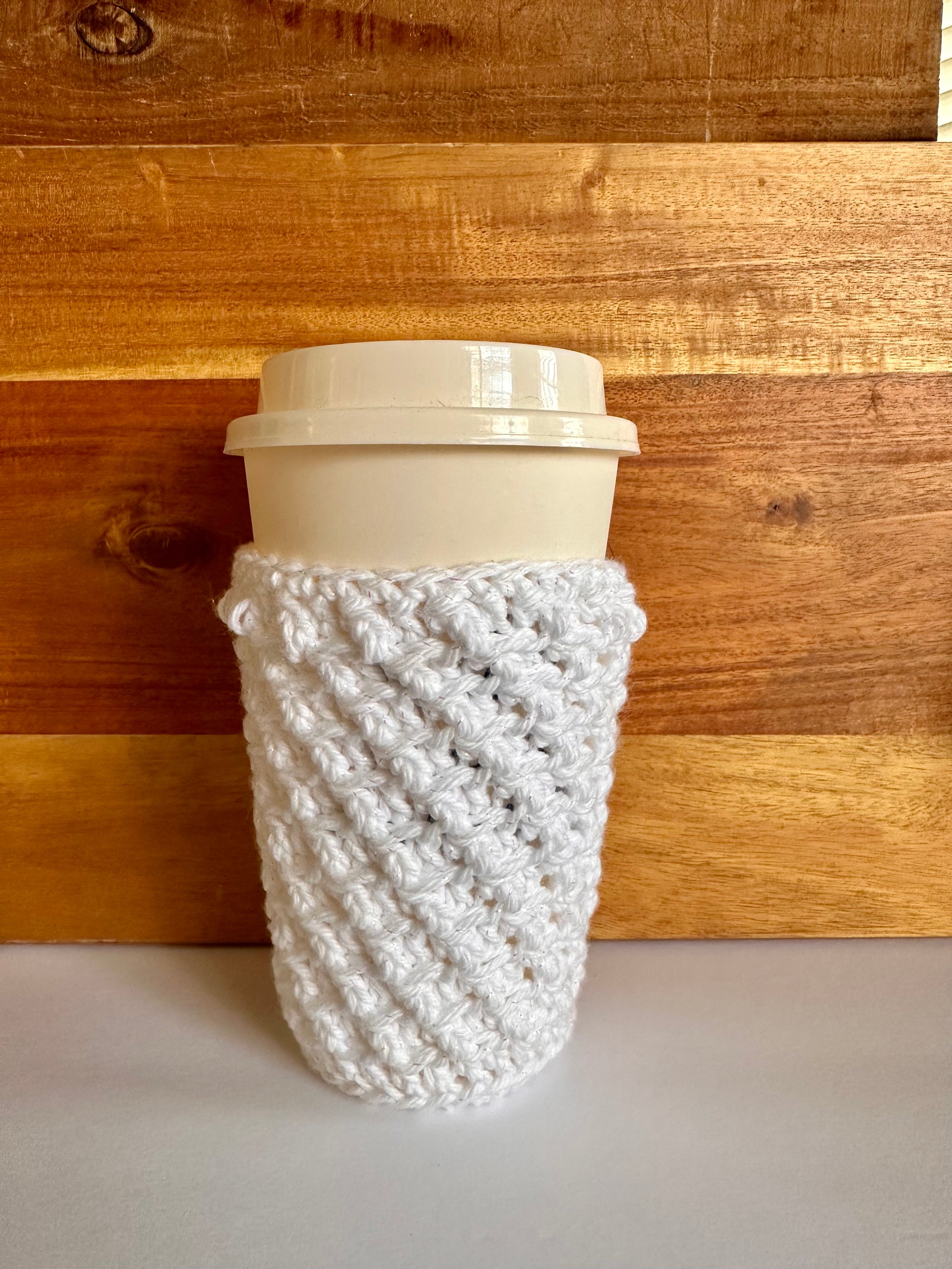 Reusable Iced Coffee Cup Cozy — Brittany's Buttons
